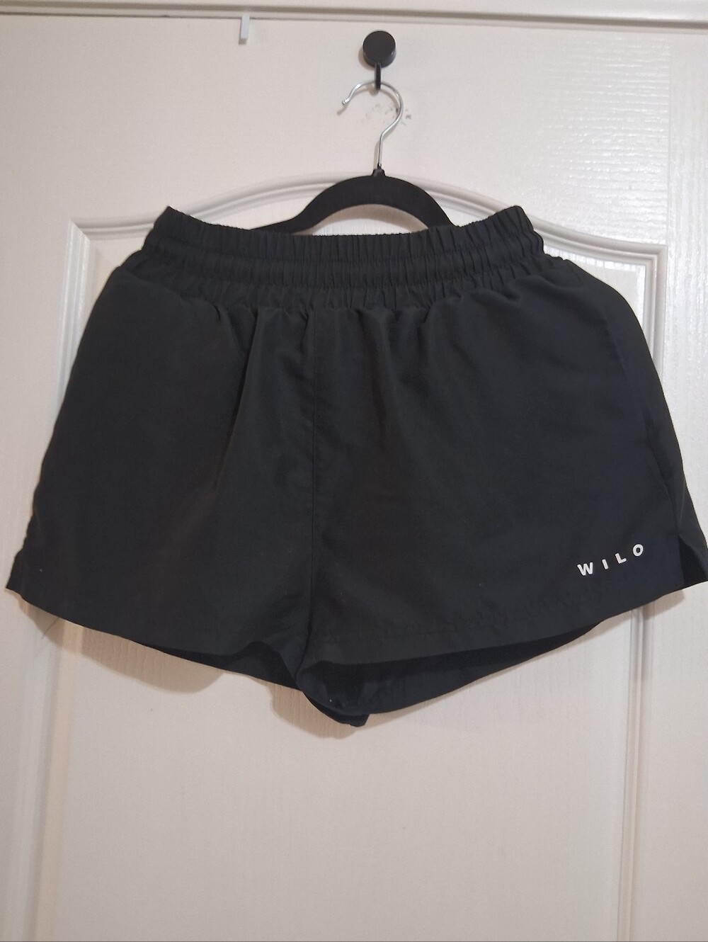 WILO Women's Black Athletic Shorts - Lightweight Performance Shorts